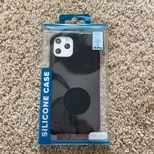 iPhone 11 pro black silicone case
